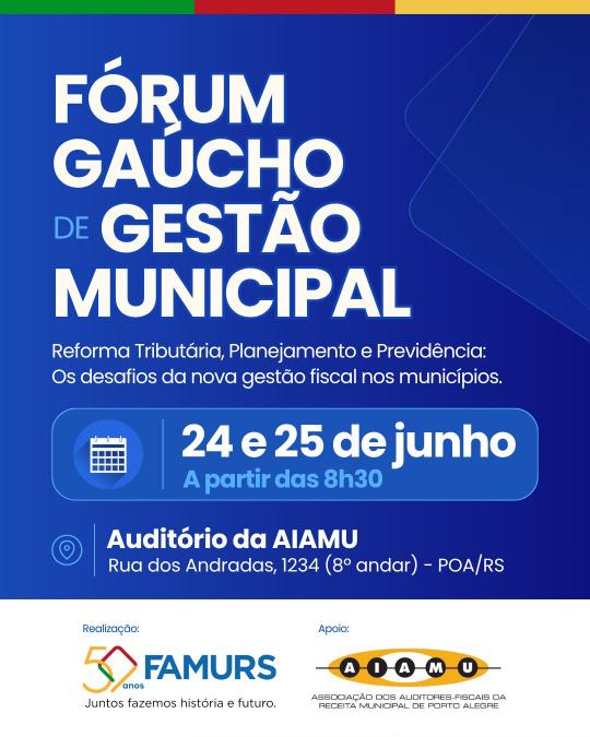 Imagem ilustrativa de Fórum Gaúcho de Gestão Municipal! 