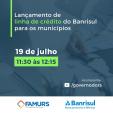 Imagem ilustrativa da notícia: Banrisul lança linha crédito especial para os municípios na próxima segunda-feira