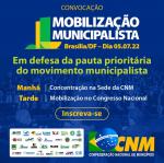 Imagem ilustrativa da notícia: Presidente Paulinho Salerno participa de mobilização nacional em Brasília promovida pela CNM