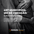 Imagem ilustrativa da notícia: Famurs lança campanha “497 Municípios, Um só Coração” para ajudar os atingidos pelas enchentes