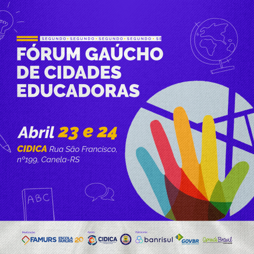 Imagem ilustrativa da notícia: Famurs promove 2º Fórum Gaúcho de Cidades Educadoras, em Canela