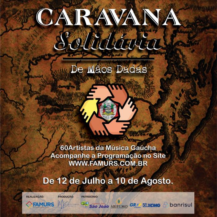 Imagem ilustrativa da notícia: Famurs promove Caravana Solidária em prol dos artistas gaúchos 