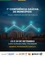 Imagem ilustrativa da notícia: Famurs promove a 1ª Conferência Gaúcha de Municípios: Temas urgentes na gestão pública